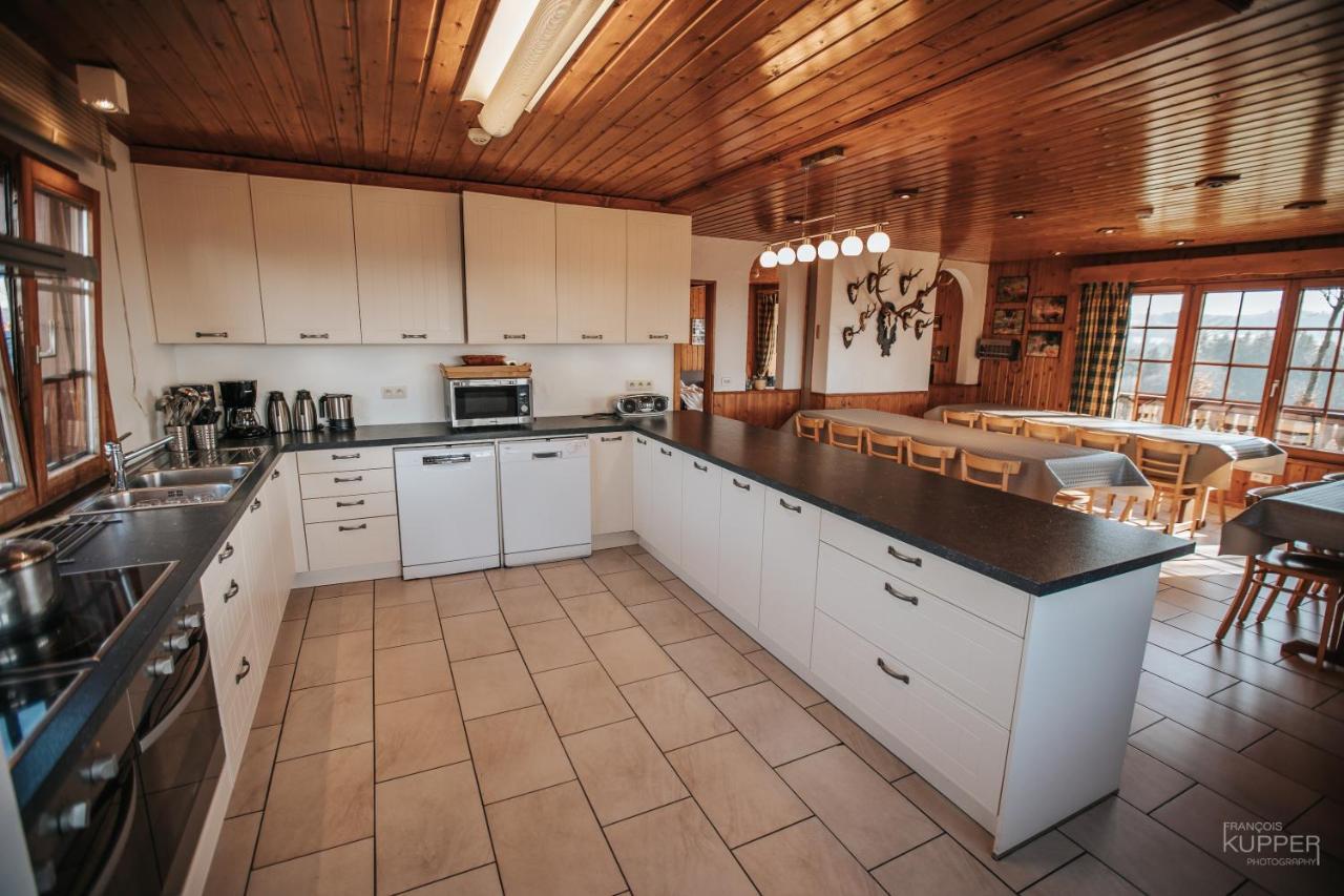 Le Gagnage 31 Pers- Malmedy, Rustique, Vue, Wellness 빌라 외부 사진